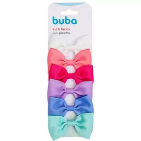 Kit 6 Laços com Presilha Infantil Buba
