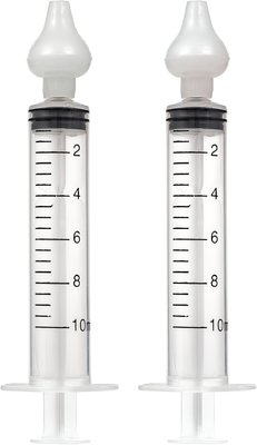 Kit C/2 Lavadores Nasais Seringa Buba