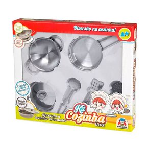 Kit Cozinha Inox Panela Braskit