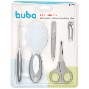 Kit Cuidados Baby Cinza Buba