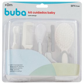 Kit Cuidados Baby Cinza com Estojo Completo Buba