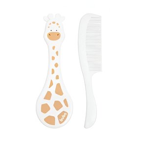 Kit Escova e Pente Girafinha Buba