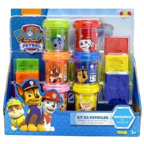 Kit Massinha de Modelar com 6 Potes Patrulha Canina Sunny