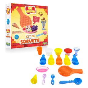 Kit Massinha de Modelar Kit Sorvete Ki Massa Sunny