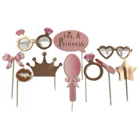 Kit Princesa Decorativo Para Foto C/10 Unidades