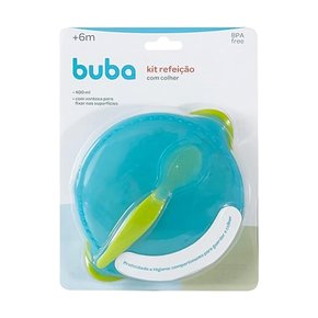 Kit Refeição com Colher Baby Azul Buba
