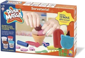 Kit Diver Massa Sorveteria Divertoys