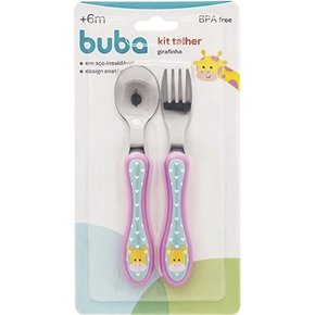 Kit Talher Animal Fun Girafinha Buba