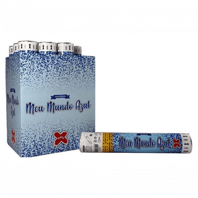 Lança Confetes Meu Mundo Azul 30cm Make+