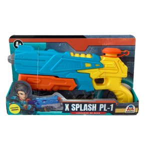 Lançador de Água X Splash Amarelo Azul PL-1 Braskit