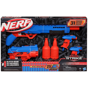 Lançador NERF Alpha Strike Kit Missão Secreta Hasbro