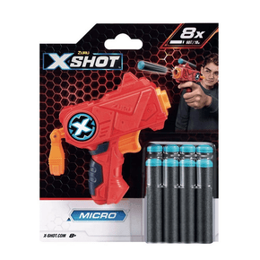 Lançador Xshot Red Micro 8 Dardos Candide