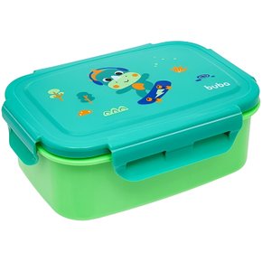 Lancheira Bento Box De Inox Zoo Dino Buba