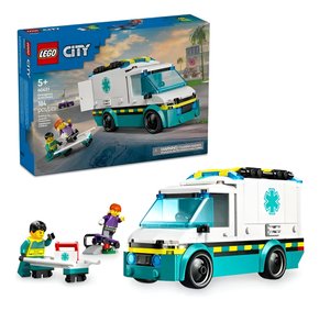 Lego City Ambulância De Emergência 184 Peças