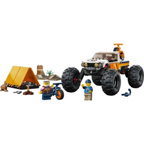Lego City Aventuras Off-Road Em 4x4 252 Peças