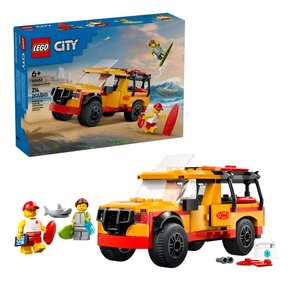 Lego City Caminhão Resgate De Praia Salva-vidas 214 Peças