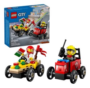 Lego City Carro de Pizza Vs. Caminhão de Bombeiros 70 Peças