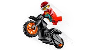 Lego City Stuntz Moto de Acrobacias dos Bombeiros 11 Peças