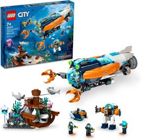 Lego City Submarino Explorador de Águas Profundas 842 Peças