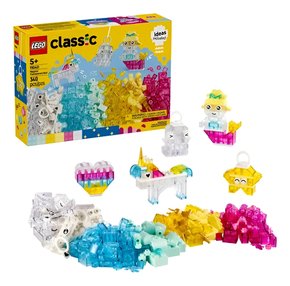 Lego Classic Caixa De Peças Transparentes Mágicas 340 Peças