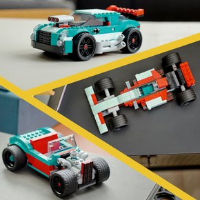 Lego Creator 3 em 1 Piloto de Rua 258 Peças