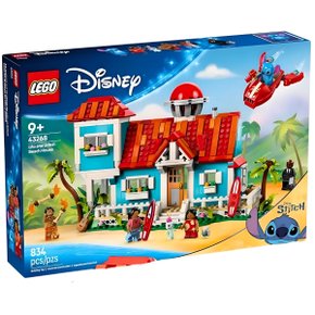Lego Disney A Casa de Praia Lilo E Stitch 834 Peças