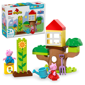 Lego Duplo Jardim E Casa Na Árvore Da Peppa Pig 20 Peças