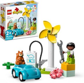 Lego Duplo Turbina Eólica e Carro Elétrico 16 Peças