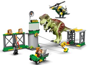 Lego Jurassic World Fuga do Dinossauro T. Rex 140 Peças