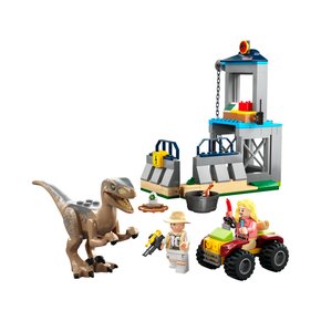 Lego Jurassic World Fuga do Velociraptor 137 Peças