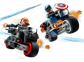 Lego Marvel Motos da Viúva Negra e do Capitão América