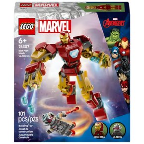 Lego Marvel Robô Homem de Ferro Vs. Ultron 101 Peças