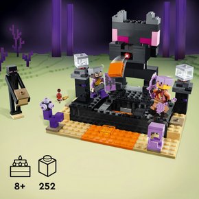 Lego Minecraft A Arena do End 252 Peças