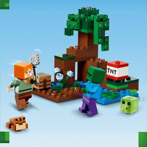 Lego Minecraft A Aventura no Pântano 65 Peças