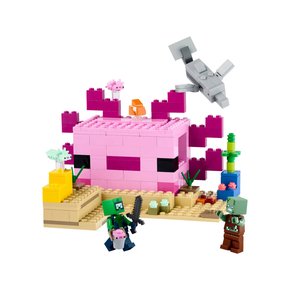 Lego Minecraft A Casa do Axolotl 242 Peças