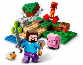 Lego Minecraft A Emboscada do Creeper 72 Peças