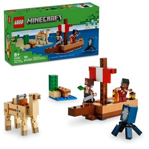 Lego Minecraft A Viagem Do Barco Pirata 166 Peças