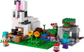 Lego Minecraft O Rancho do Coelho 340 Peças