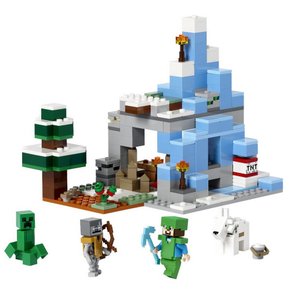 Lego Minecraft Os Picos Gelados 304 Peças
