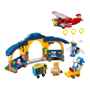 Lego Sonic Oficina do Tails e Avião Tornado 376 peças