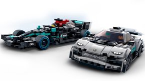Lego Speed Champions Mercedes AMG F1 W12 & Mercedes AMG Project One 564 Peças