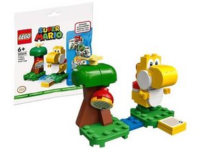 Lego Super Mario Árvore Frutífera do Yoshi Amarelo 46 Peças