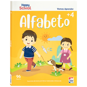Livro Alfabeto Cartilha De Alfabetização Happy Books