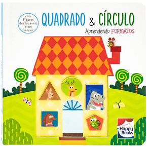 Livro Aprendendo... Formatos Quadrado & Círculo Happy Books