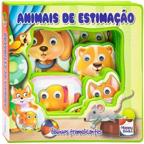 Livro Aventuras com Olhinhos Animais de Estimação Happy Books