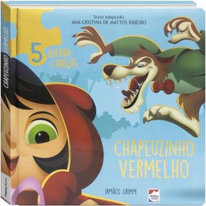 Livro Clássicos Em Quebra Cabeças Chapeuzinho Vermelho
