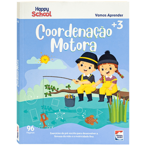 Livro Coordenação Motora Cartilha De Alfabetização Happy Books