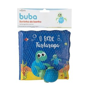 Livro de Banho O Bebê Tartaruga com Tartaruguinha Buba