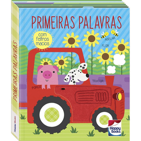 Livro Feltros macios Primeiras Palavras Happy Books