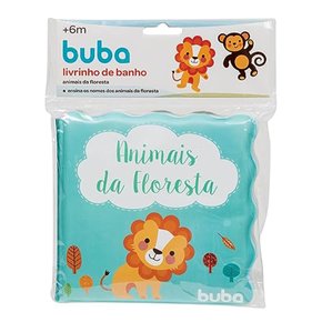 Livro de Banho Animais da Floresta Buba